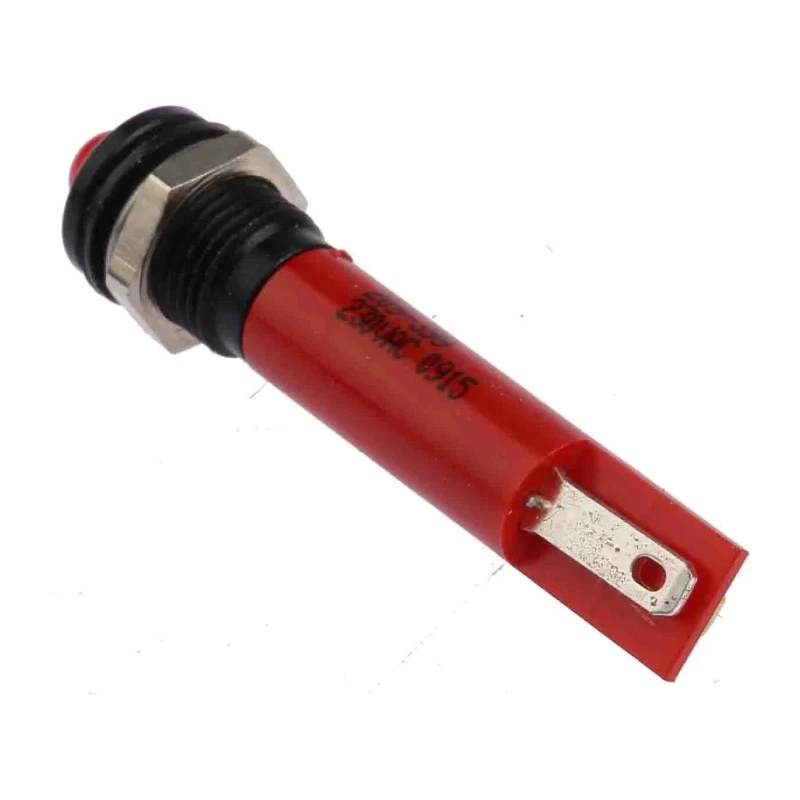 RS PRO Red Panel Mount Indicator 230V AC Prominent 8mm 209-399
