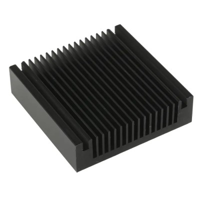 Thermo Electric Devices Universal Square Heatsink Aluminium Black 60mm x 60mm x 16mm TDEX6015/TH