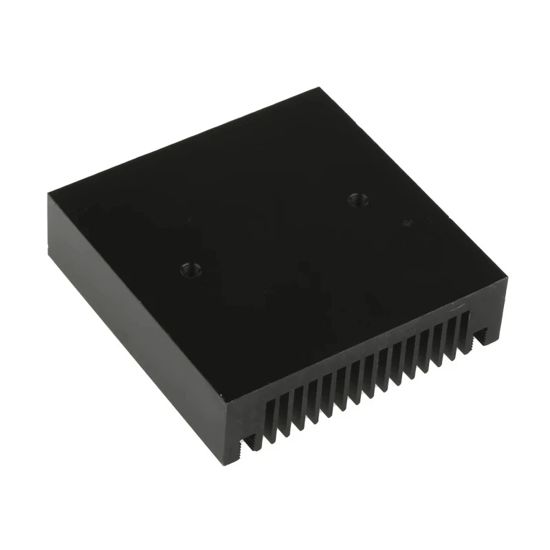 Thermo Electric Devices Universal Square Heatsink Aluminium Black 60mm x 60mm x 16mm TDEX6015/TH