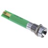 RS PRO Green Panel Mount Indicator 24V DC 20mA Recessed Solder Tab IP40 8mm 210-967