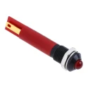 RS PRO Red Panel Mount LED Indicator 12V DC, 20mA, Solder Tab, Prominent Bezel 211-386