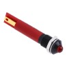 RS PRO Red Panel Mount LED Indicator 12V DC, 20mA, Solder Tab, Prominent Bezel 211-386