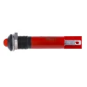 RS PRO Red Panel Mount LED Indicator 12V DC, 20mA, Solder Tab, Prominent Bezel 211-386