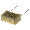 KEMET Paper Capacitor X2 330nF 275V AC 275V DC Through Hole PME271