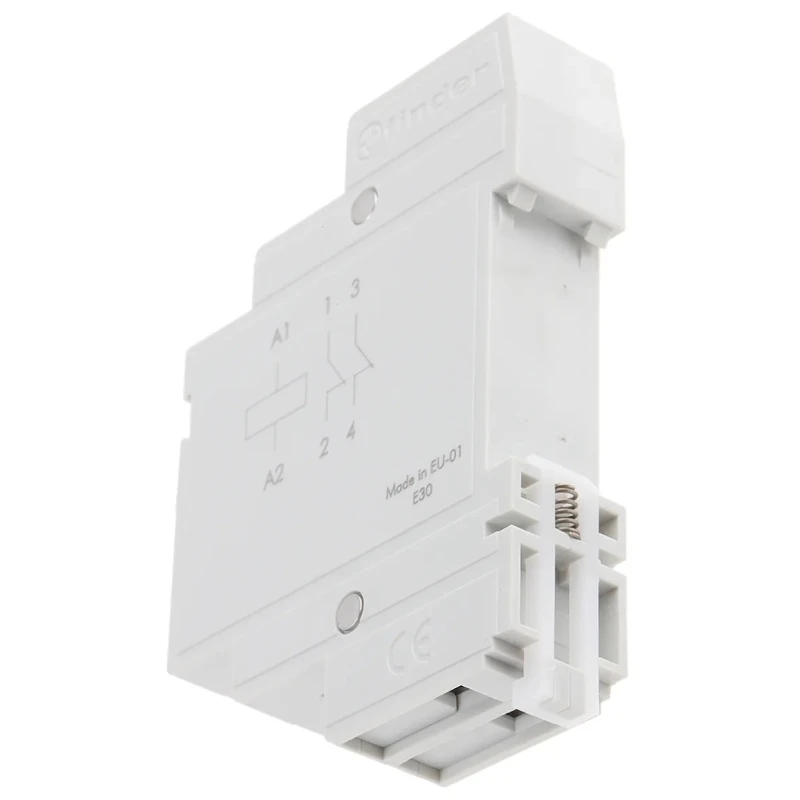Finder DIN Rail Power Relay, 230V AC Coil, 20A, DPST, Silver Alloy Contacts, Series 22 22.24.8.230.4000