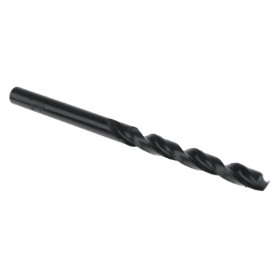 RS PRO HSS Twist Drill Bit Set 4.5mm Diameter, 80mm Overall Length, 10 Pcs, Spiral Flute, Cylindrical Shank, Black 213-023