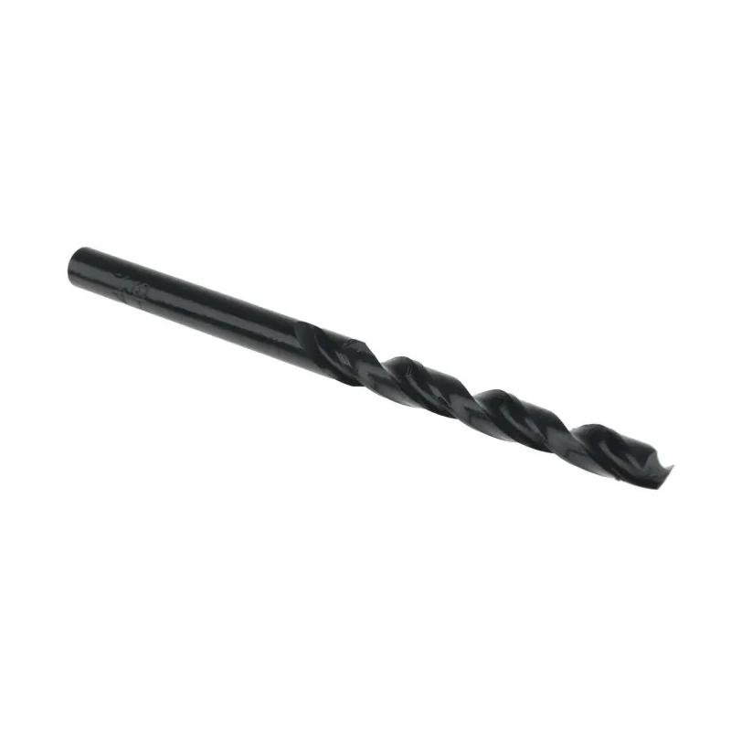 RS PRO HSS Twist Drill Bit Set 4.5mm Diameter, 80mm Overall Length, 10 Pcs, Spiral Flute, Cylindrical Shank, Black 213-023
