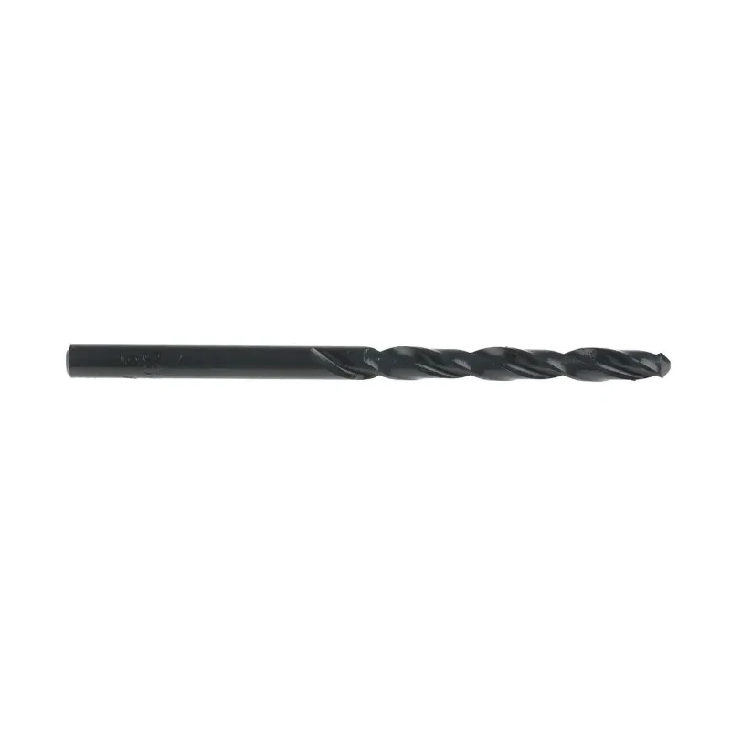 RS PRO HSS Twist Drill Bit Set 4.5mm Diameter, 80mm Overall Length, 10 Pcs, Spiral Flute, Cylindrical Shank, Black 213-023