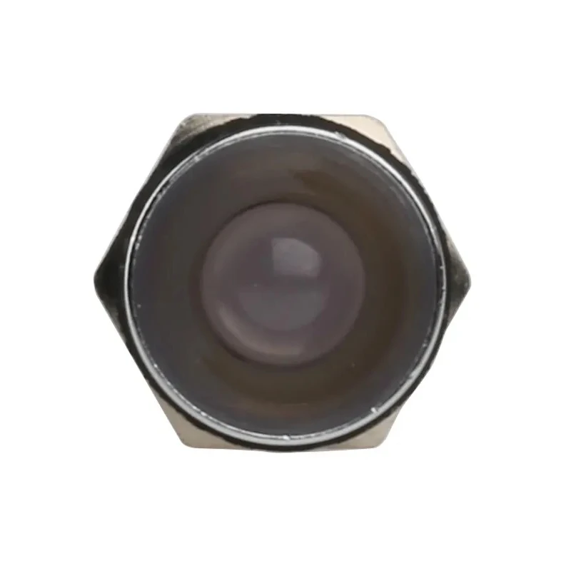 RS PRO Red Panel Mount LED Indicator 24V AC/DC 20mA IP67 Recessed Solder Tab 8mm Silver Bezel 41mm 212-395
