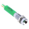 RS PRO Green Panel Mount Indicator 12V DC 20mA Recessed Solder Tab 34.4mm 6mm Hole 211-415
