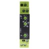 Tele Multifunction DIN Rail Timer Relay 1-Contact, 24 - 240V AC/DC, 0.05 s to 100 h, SPDT, IP40 E1ZM10