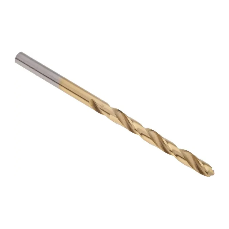 RS PRO HSS Jobber Drill Bit Set, 4.5mm Diameter, 80mm Overall Length, Helical Flute, Titanium Nitride Finish, Box of 214-177