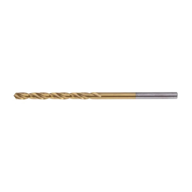 RS PRO HSS Jobber Drill Bit 2.5mm, Titanium Nitride Finish, 57mm Overall Length, 10 Pcs, Helical, Cylindrical Shank 213-922