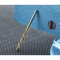 RS PRO HSS Jobber Drill Bit 2.5mm, Titanium Nitride Finish, 57mm Overall Length, 10 Pcs, Helical, Cylindrical Shank 213-922
