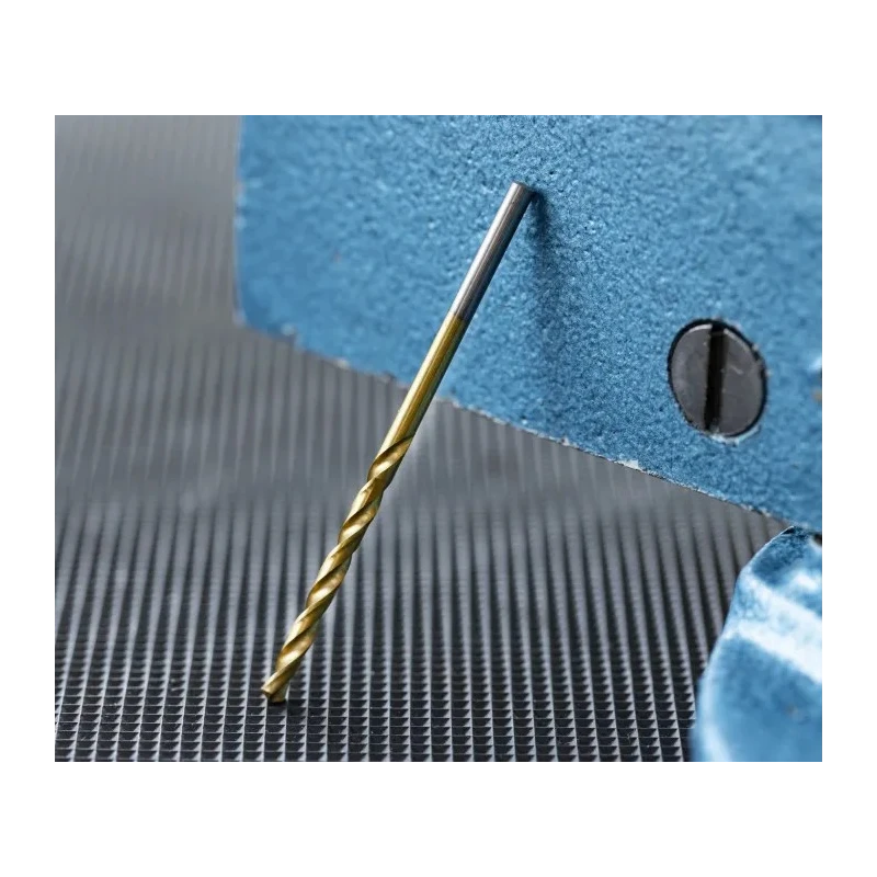 RS PRO HSS Jobber Drill Bit 2.5mm, Titanium Nitride Finish, 57mm Overall Length, 10 Pcs, Helical, Cylindrical Shank 213-922