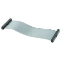 Samtec FFSD Series Flat Ribbon Cable 1.27 mm Pitch, 50 Conductors, 250 mm, Grey, Polyvinyl Chloride, FFSD-25-D-08.00-01-N