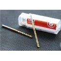 RS PRO HSS Jobber Drill Bit 2.5mm, Titanium Nitride Finish, 57mm Overall Length, 10 Pcs, Helical, Cylindrical Shank 213-922