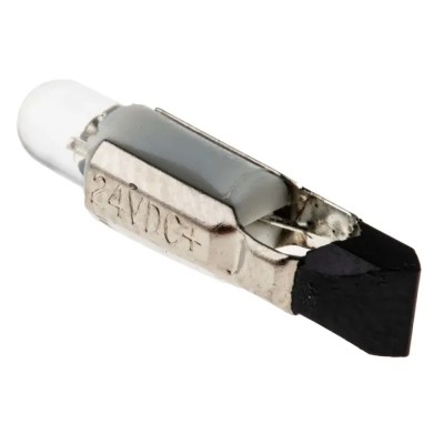 RS PRO White Indicator Lamp Single Chip 24V DC 5.5 mm Diameter 210-074