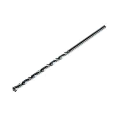 RS PRO Carbide Tip Hammer Drill Bit 6 mm, 1 Flute, 150mm Overall Length, Zinc Plated 215-079