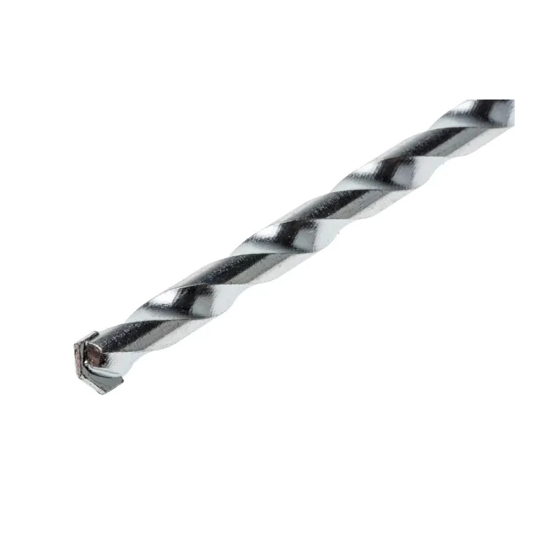 RS PRO Carbide Tip Hammer Drill Bit 6 mm, 1 Flute, 150mm Overall Length, Zinc Plated 215-079