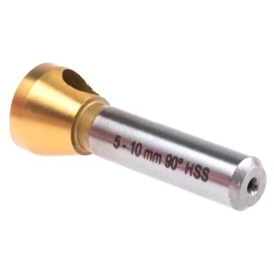 RS PRO HSS Countersink Drill Bit, 10 mm Head Diameter, 90° Angle, 1 Piece, 48 mm Length, 215-439