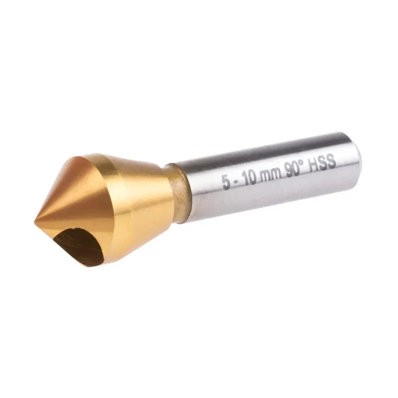 RS PRO HSS Countersink Drill Bit, 10 mm Head Diameter, 90° Angle, 1 Piece, 48 mm Length, 215-439