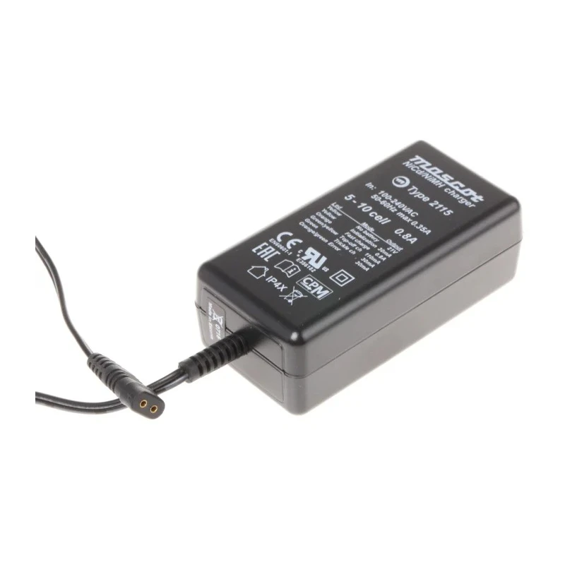Mascot Battery Pack Charger NiCd/NiMH 10 Cells, 16W, 90–264V AC, Programmable, Exchangeable AC/DC Plugs 2115 5-10 ELEMENTS