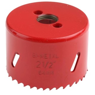 RS PRO Bi-Metal Hole Saw, HSS Drill Bit, 64 mm Diameter, 32 mm Cut Depth, 6 TPI, 216-195