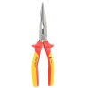 RS PRO Long Nose Plier VDE Insulated, 200mm, Dual Component Handle, Steel, Mirror Polished Finish, 1000V Rated, 161-237