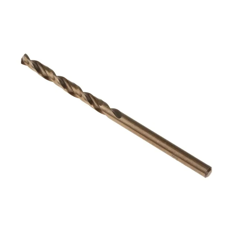 RS PRO Cobalt High Speed Steel Twist Drill Bit Set, 3.5mm x 70mm, Plain Shank, Amber Finish, 4 Flutes, 10 pcs 216-612