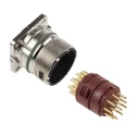 Lapp 12-Contact Circular Connector, M23, Panel Mount, Plug, Male, IP68, Straight, Solder Termination 72004000 + 73002720