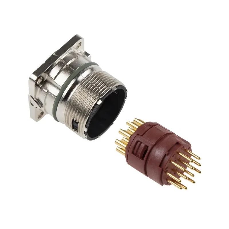 Lapp 12-Contact Circular Connector, M23, Panel Mount, Plug, Male, IP68, Straight, Solder Termination 72004000 + 73002720
