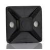 HellermannTyton Black Cable Tie Mount Polyamide 66, 4.1 mm Tie Width, 19 mm x 19 mm, Fixing Hole 3.1 151-28320 MB3A-PA66-BK
