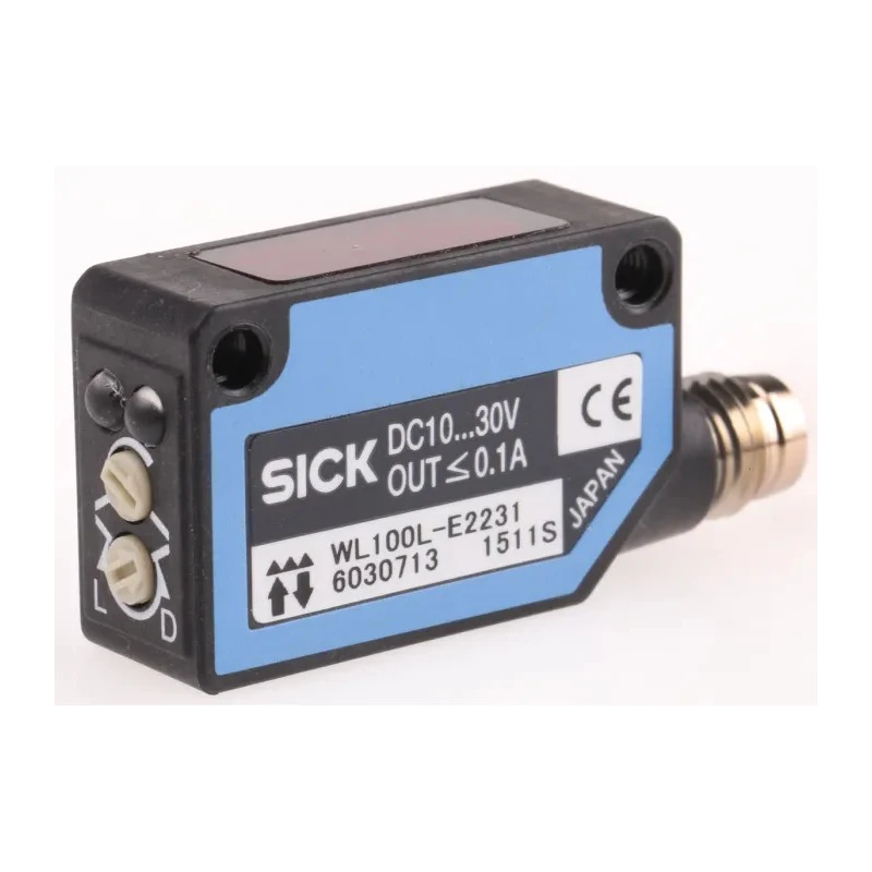 SICK Retroreflective Photoelectric Sensor Block Type NPN Output IP65 0.08–12 m WL100L-E2231