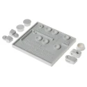 Spelsberg Fibreglass Reinforced Polycarbonate Terminal Block Housing IP66, Surface Wall 19008201