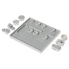 Spelsberg Fibreglass Reinforced Polycarbonate Terminal Block Housing IP66, Surface Wall 19008201