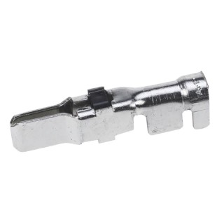 TE Connectivity Male Crimp Circular Connector Contact, Size 16 mm, Wire Size 10AWG, Type XII, Tin Plated, 31.62 mm 66259-5