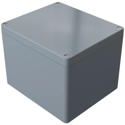 Rose Aluminium Standard Series Die-Cast Aluminium Enclosure, Grey Lid, IP66, IK09, 180x230x200 mm 01232018