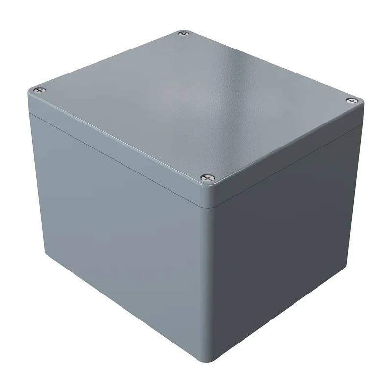 Rose Aluminium Standard Series Die-Cast Aluminium Enclosure, Grey Lid, IP66, IK09, 180x230x200 mm 01232018
