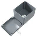 Rose Aluminium Standard Series Die-Cast Aluminium Enclosure, Grey Lid, IP66, IK09, 180x230x200 mm 01232018