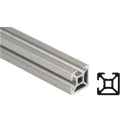 Bosch Rexroth Silver Aluminium Strut Profile 40 x 40 mm, 10 mm Groove, 3 m Length, Series MGE 13.2 3842993189/3000