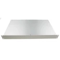 RS PRO 1U 19 Inch Rack Mount Case P10 Series Aluminium 254 mm Depth 44 mm Height Grey 224-206