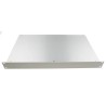 RS PRO 1U 19 Inch Rack Mount Case P10 Series Aluminium 254 mm Depth 44 mm Height Grey 224-206