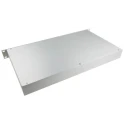 RS PRO 1U 19 Inch Rack Mount Case P10 Series Aluminium 254 mm Depth 44 mm Height Grey 224-206