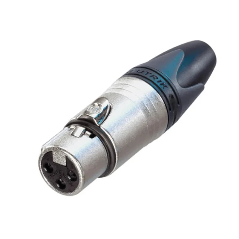 RS PRO Straight Cable XLR Connector, Female, 3 Contacts, 50V, 16A, Silver-Plated, Zinc Body NC3FXX