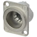 Neutrik Panel XLR Connector Straight Male 7 Way Silver over Nickel Plating 50V NC7MD-LX