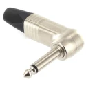 Neutrik Jack Connector 6.35 mm Cable Male Mono Right Angle NP2RX, 3A, 50V, Solder, 2 Ways