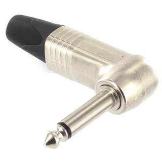 Neutrik Jack Connector 6.35 mm Cable Male Mono Right Angle NP2RX, 3A, 50V, Solder, 2 Ways