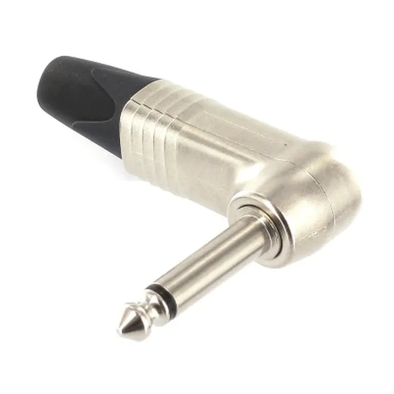 Neutrik Jack Connector 6.35 mm Cable Male Mono Right Angle NP2RX, 3A, 50V, Solder, 2 Ways