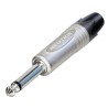 Neutrik Jack Connector 6.35 mm Cable Male Mono, 15A, Solder, Die Cast Zinc, Gold Plated NP2X